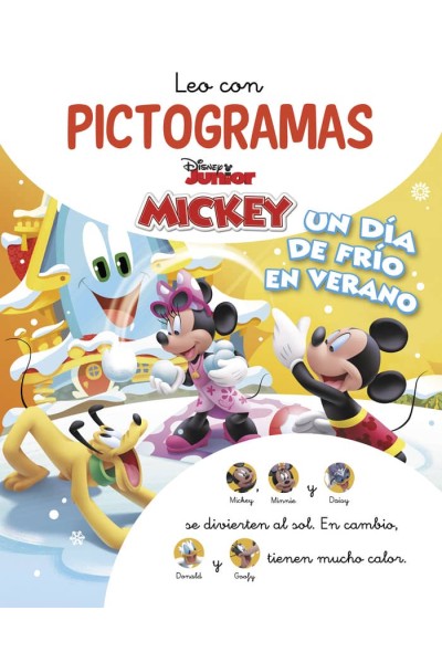 MICKEY MOUSE FUNHOUSE LEO CON PICTOGRAMAS UN DIA DE FRIO EN
