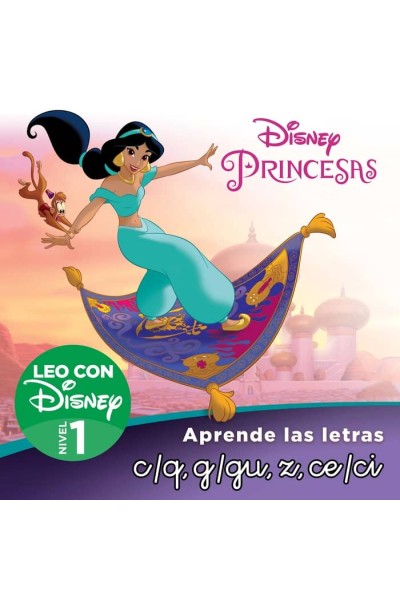 JASMIN APRENDE LAS LETRAS C Q G GU CE CI Z LEO CON DISNEY NI