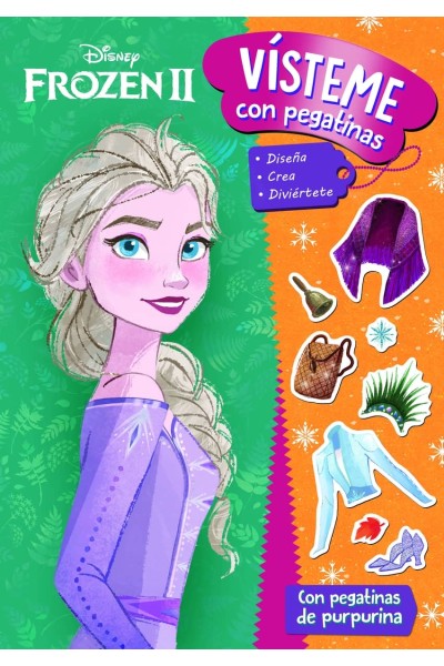 FROZEN 2. VÍSTEME CON PEGATINAS