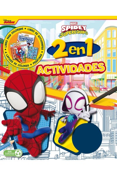 SPIDEY Y SU SUPEREQUIPO. ACTIVIDADES 2 EN 1