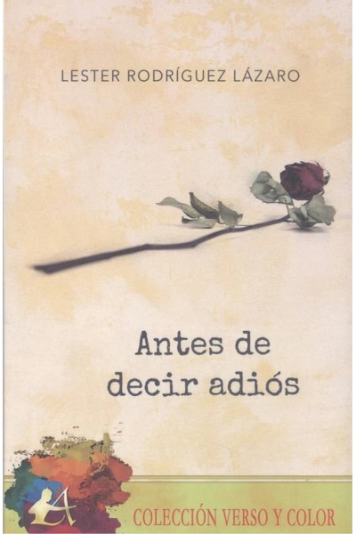 ANTES DE DECIR ADIÓS