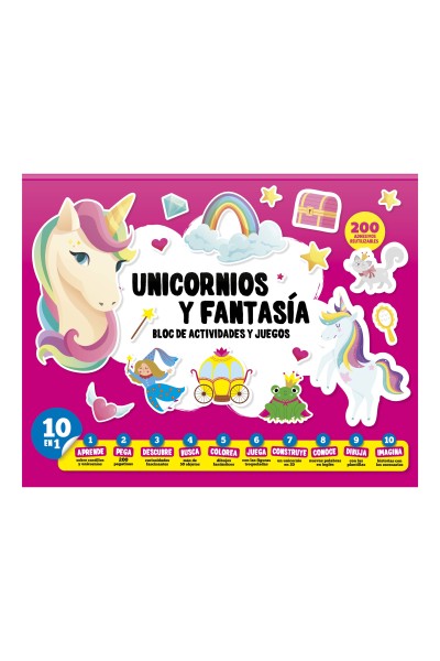 BLOC UNICORNIOS Y FANTASÍA