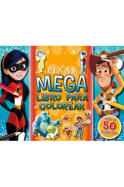 PIXAR. MEGALIBRO PARA COLOREAR