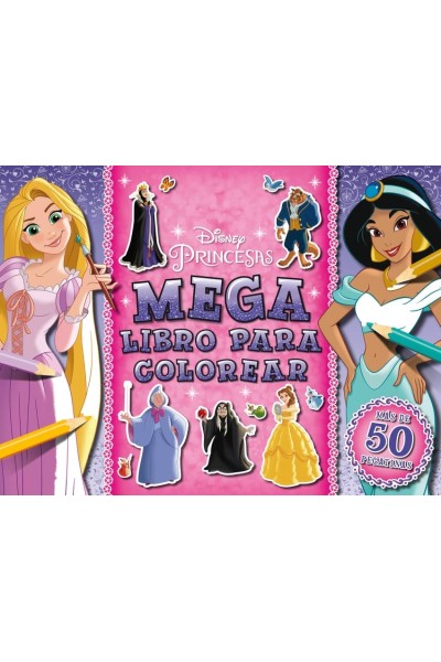 PRINCESAS. MEGALIBRO PARA COLOREAR 3