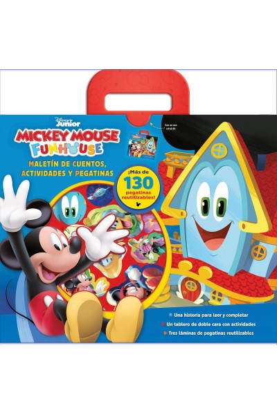 MICKEY MOUSE FUNHOUSE. MALETÍN DE CUENTOS, ACTIVIDADES Y PEGATINAS