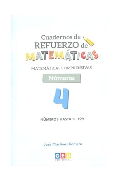 MATEMATICAS COMPRENSIVAS NUMEROS 4 NE 2022