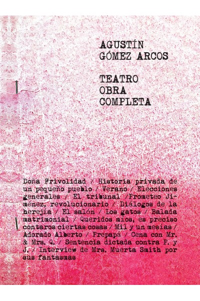 TEATRO. OBRA COMPLETA