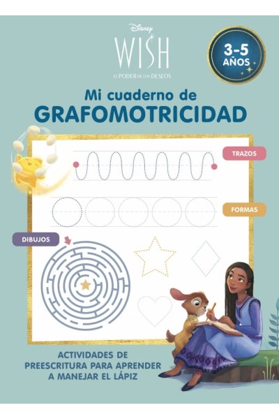 DISNEY WISH. MI CUADERNO DE GRAFOMOTRICIDAD