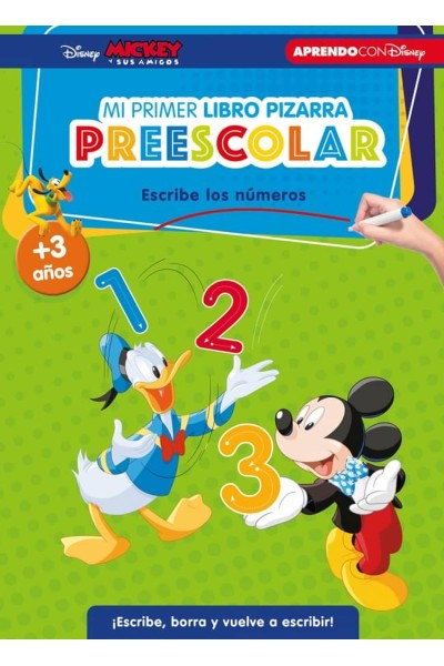 APRENDE CON DISNEY. PRIMEROS NÚMEROS (LIBRO-PIZARRA)