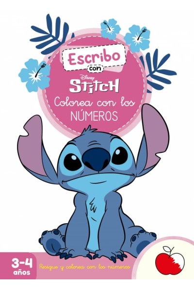ESCRIBO CON STITCH. COLOREA CON LOS NUME
