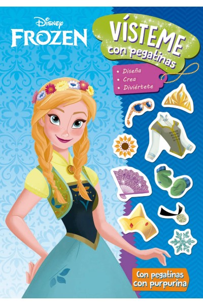 FROZEN. VÍSTEME CON PEGATINAS