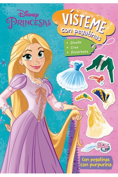 PRINCESAS. VÍSTEME CON PEGATINAS 2