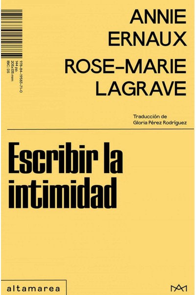 ESCRIBIR LA INTIMIDAD