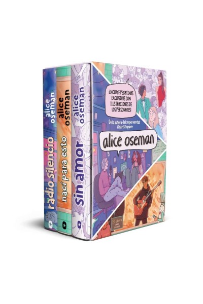 ESTUCHE ALICE OSEMAN: SIN AMOR, NACÍ PARA ESTO, RADIO SILENCIO