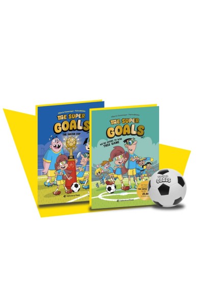 THE SUPER GOALS BOX SET: 2 BOOKS + SOCCER BALL