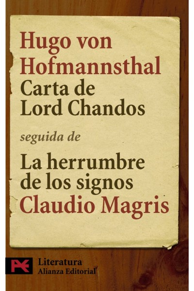 CARTA DE LORD CHANDOS