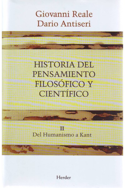HISTORIA DEL PENSAMIENTO FILOSÓFICO Y CIENTÍFICO II
