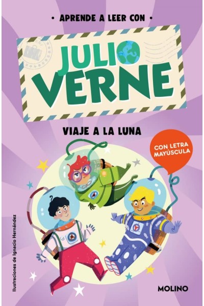 APRENDE A LEER CON VERNE - VIAJE A LA LUNA