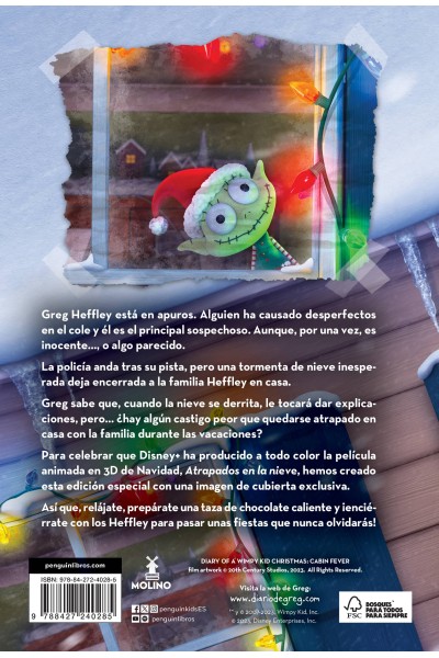 DIARIO DE GREG 6- ¡ATRAPADOS EN LA NIEVE! (EDICIÓN ESPECIAL DE LA PELÍCULA DE DISNEY+)