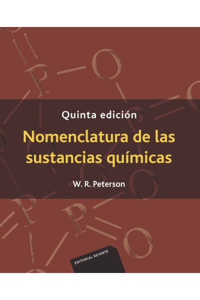 NOMENCLATURA DE LAS SUSTANCIAS QUIMICAS 5'ED