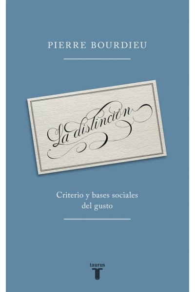 LA DISTINCIÓN