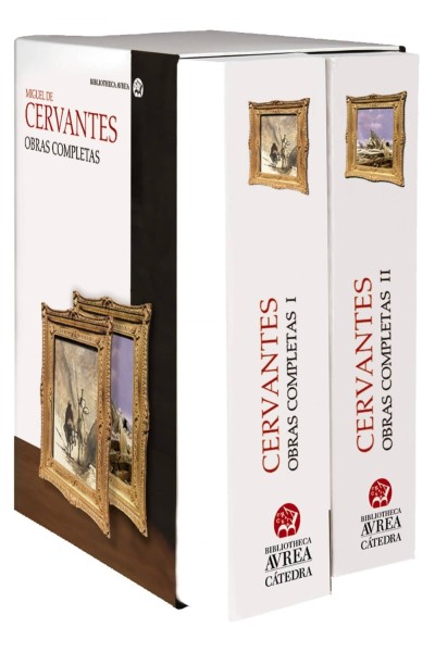 ESTUCHE OBRAS COMPLETAS CERVANTES VOLS. I Y II