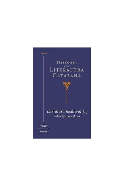 HISTORIA LITERATURA CATALANA VOL.1