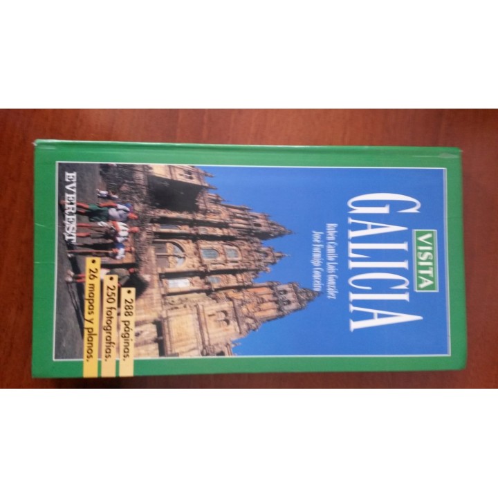 VISITA GALICIA. 288 páginas. 250 fotografías. 26 mapas y planos
