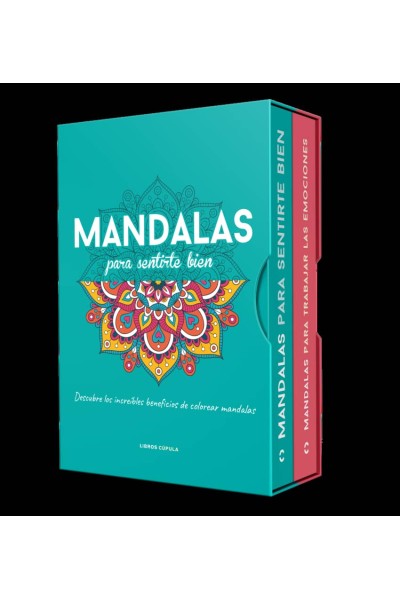 ESTUCHE MANDALAS PARA SENTIRTE BIEN + MANDALAS PARA TRABAJAR TUS EMOCIONES