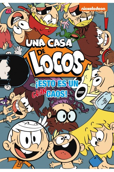 ÍESTO ES UN GRAN CAOS! (UNA CASA DE LOCOS. CÓMIC)