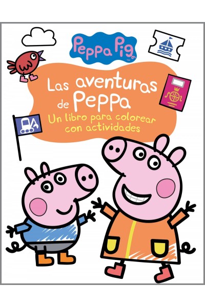 LAS AVENTURAS DE PEPPA (ACTIVIDADES PARA COLOREAR)