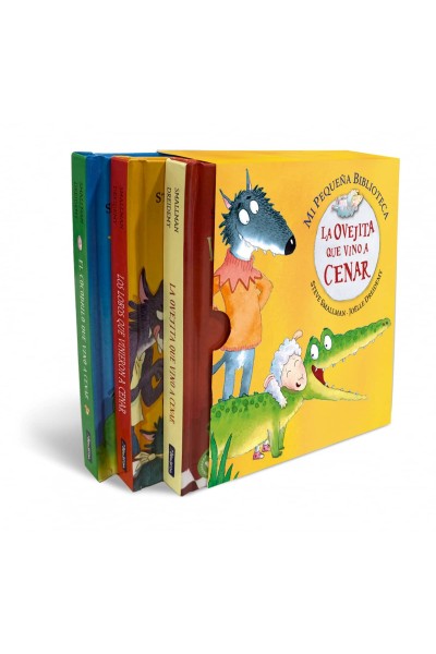 MI PEQUEÑA BIBLIOTECA: LA OVEJITA QUE VINO A CENAR# LOS LOBOS QUE VINIERON A CEN