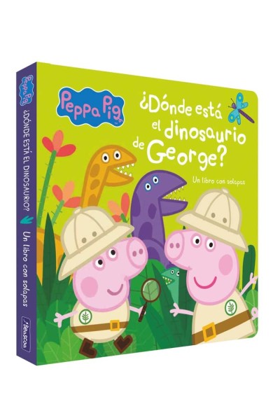 DONDE ESTA EL DINOSAURIO DE GEORGE PEPPA PIG. PEQUEÑAS MANI