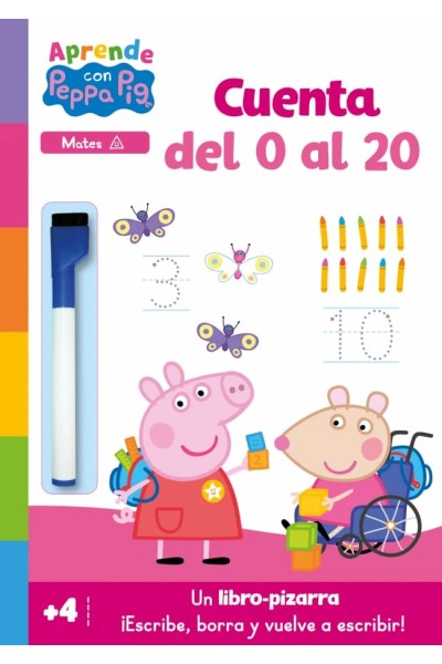 PEPPA PIG. PRIMEROS APRENDIZAJES - APRENDE CON PEPPA. CUENTA DEL 0 AL 20