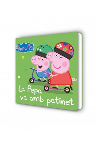 PEPPA PIG. LLIBRE DE CARTRÓ - PEPA VA AMB PATINET, LA