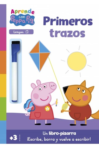 PEPPA PIG. PRIMEROS APRENDIZAJES - APRENDO CON PEPPA PIG. PRIMEROS TRAZOS (LIBRO-PIZARRA)
