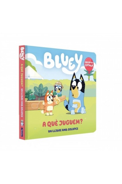 BLUEY. LLIBRE DE CARTRÓ AMB SOLAPES - A QUÈ JUGUEM?