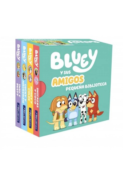 BLUEY. LIBRO JUGUETE - BLUEY Y SUS AMIGOS. PEQUEÑA BIBLIOTECA (EDICIÓN EN ESPAÑOL)