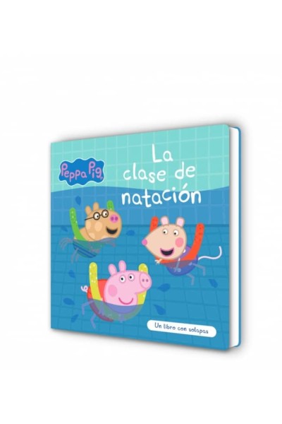 PEPPA PIG. LIBRO DE CARTÓN CON SOLAPAS - LA CLASE DE NATACIÓN