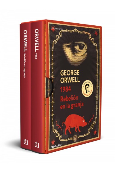 GEORGE ORWELL (PACK CON LAS EDICIONES DEFINITIVAS AVALADAS POR THE ORWELL ESTATE DE 1984 Y REBELIÓN EN LA GRANJA)
