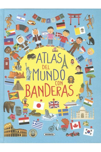 ATLAS DEL MUNDO CON BANDERAS