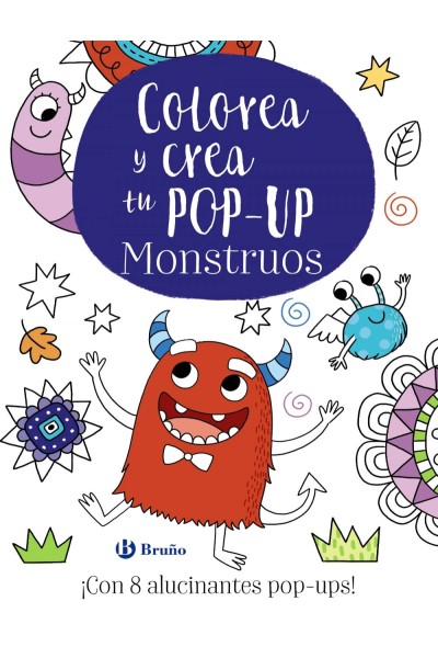 COLOREA Y CREA TU POP-UP. MONSTRUOS