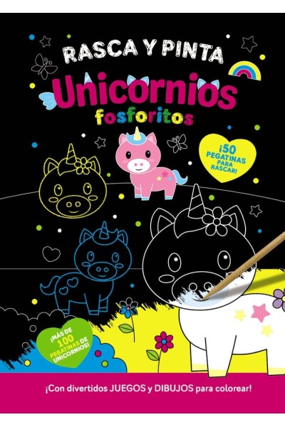 RASCA Y PINTA UNICORNIOS FOSFORITOS