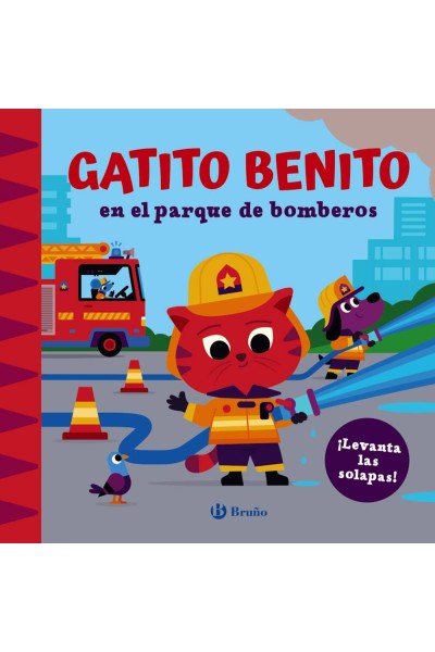 GATITO BENITO EN EL PARQUE DE BOMBEROS