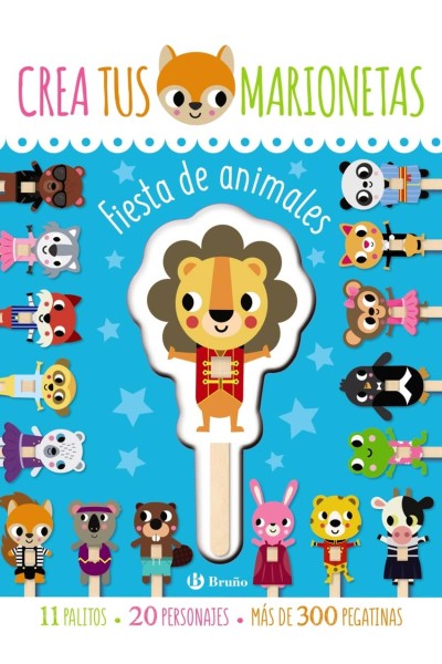 CREA TUS MARIONETAS. FIESTA DE ANIMALES