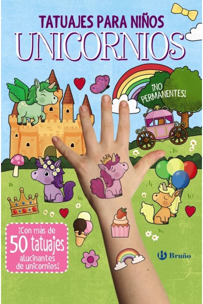 TATUAJES PARA NIÑOS. UNICORNIOS
