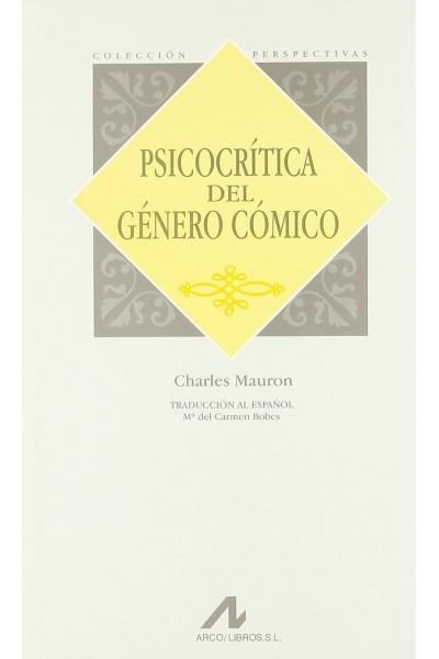 PSICOCRÍTICA DEL GÉNERO CÓMICO