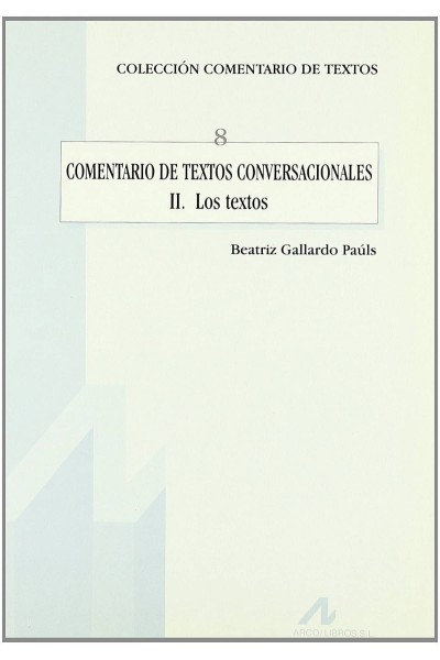COMENTARIO DE TEXTOS CONVERSACIONALES