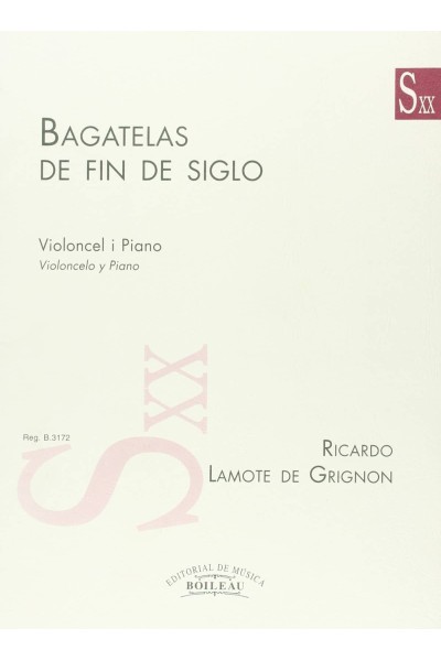 BAGATELAS DE FIN DE SIGLO