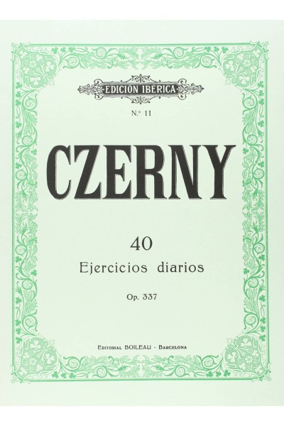 40 EJERCICIOS DIARIOS OP.337